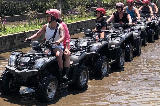 Bali ATV Quad Bike Through Tunnel, Waterfall, White Water Rafting - Lunch, Lockers, Towels, and Showers: Reset Before the Quad
