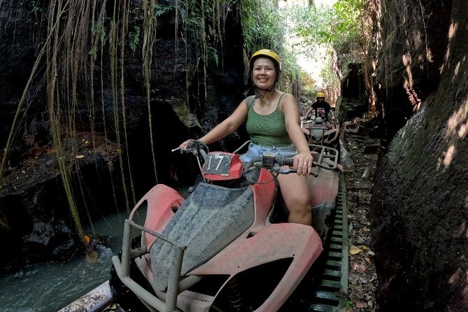 Bali ATV Ride Ubud Waterfall, Ricefield,River,Barong Cave, Lunch - Riding the Ubud Countryside Route: Villages, Forest, Mud, Rivers, Rice Fields