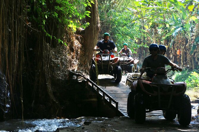 Bali ATV Ride Ubud Waterfall, Ricefield,River,Barong Cave, Lunch - Denpasar and Ubud: How the Day Stays Structured