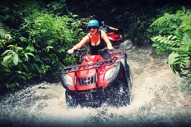 Bali ATV Ride Ubud Waterfall,RiceField,River,Kingkong-Temple cave - Ganesha Art Stops Plus the Kingkong and Legong Cave Experience