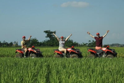 Bali ATV Ride Ubud Waterfall,RiceField,River,Kingkong-Temple cave - Rice Fields, Mud Ponds, River Sections, and Waterfalls