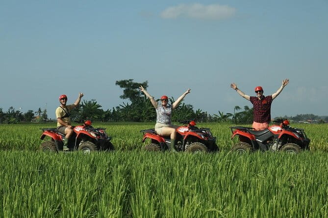 Bali ATV Ride Ubud Waterfall,RiceField,River,Kingkong-Temple cave - Rice Fields, Mud Ponds, River Sections, and Waterfalls