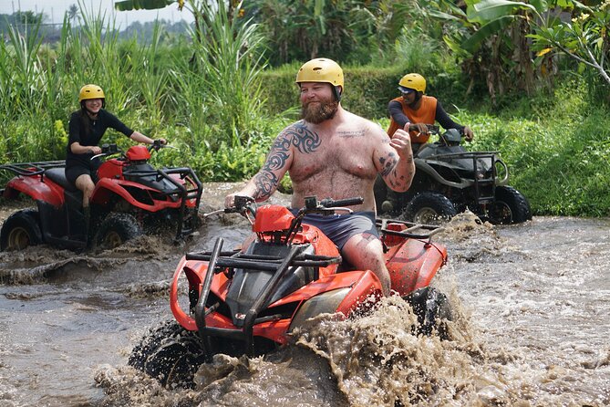 Bali Ayung Rafting and ATV Ride Adventure (Best and Fun) - Stop 1: Ayung River rafting near Ubud and the waterfall swim moment