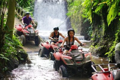 Bali Quad Bike Through Gorilla Cave - Monkey Forest and Waterfall - Alasan Adventures quad bike: gorilla cave, tunnels, and first-time confidence