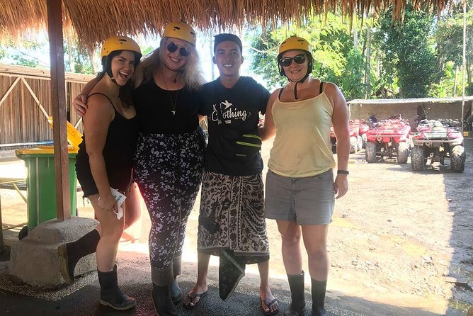 Bali Quad Bike Through Gorilla Cave - Monkey Forest and Waterfall - Sacred Monkey Forest Sanctuary: temples and gray macaques