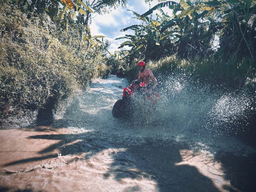 Bali: Ubud Gorilla Cave Track ATV & Waterfall Tour with Meal - Who should book this ATV and Goa Raja Waterfall day