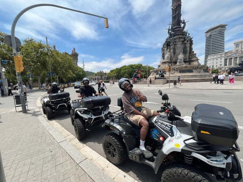 Barcelona: City Sights Electric Quad Tour - The Route to Paseig de Colom and Sagrada Familia Towers