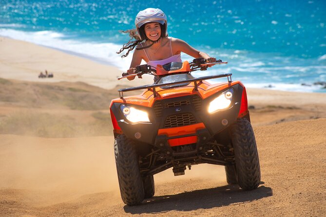 Beach ATV, Free Camel Ride, and Sky Bike Combo - From pickup to Cactus Tours: check-in, briefings, and the herpetarium stop