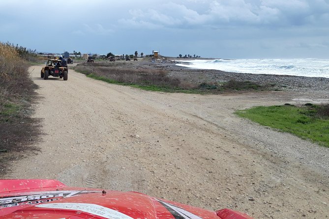 Beach & Off road Buggy Safari in Paphos - Mandria Beach Bar Shack: the sea-view reset