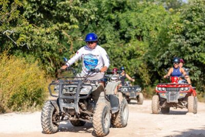 Best Cozumel ATV Jungle Tour + Jade Cavern + Beach + Locker - One full hour on a quad: what the jungle section is really like