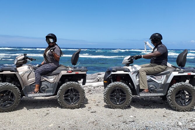Big Island Southside ATV Tour - Green sand again: Ka‘alualu Bay for photos and quick viewing