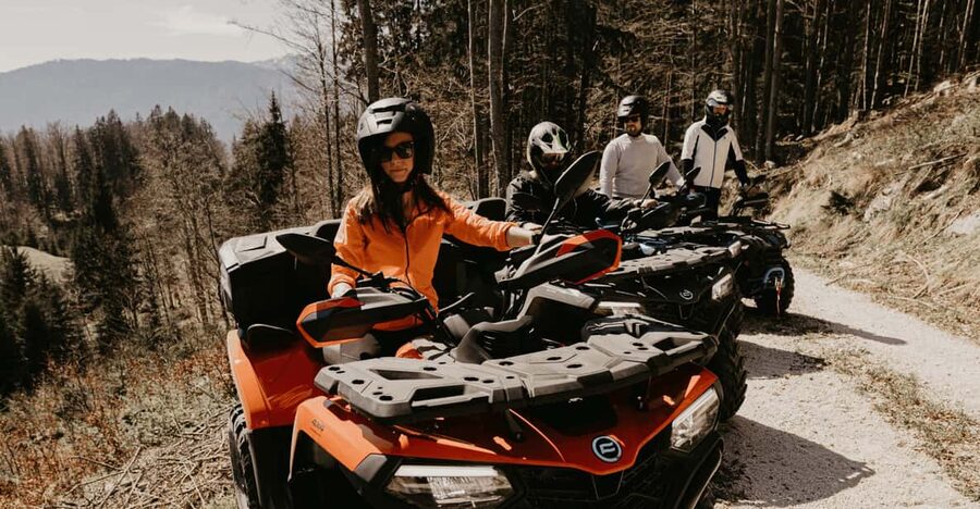 Bled: Scenic 2 hour QUAD tour - What the Ride Looks Like: Forest Trails, Hill Runs, and Scenic Stops