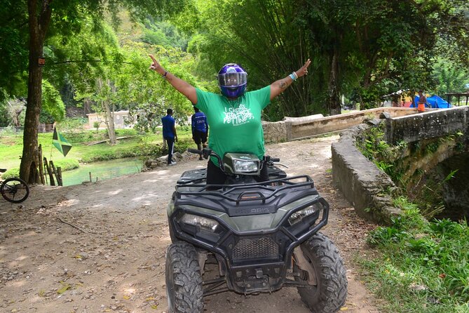 Blue Hole and Atv in Ocho Rios - The Wet and Wild ATV ride: countryside driving plus water breaks