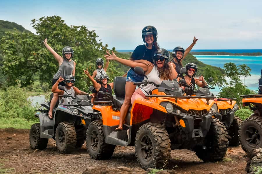 Bora Bora: Combo ATV & Jet Ski Day Trip with Polynesian BBQ - ATV and Jet Ski in 6 hours: how the flow feels