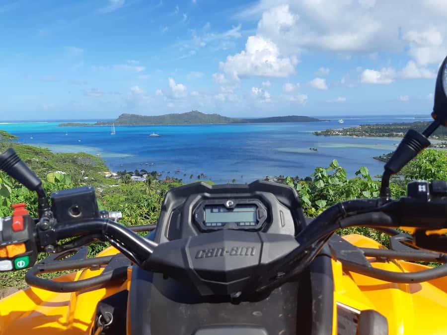 Bora Bora: Island Tour and Mountains Getaway by Quad Bike - Faanui Cannon and WWII Remnants: History With Bay Views