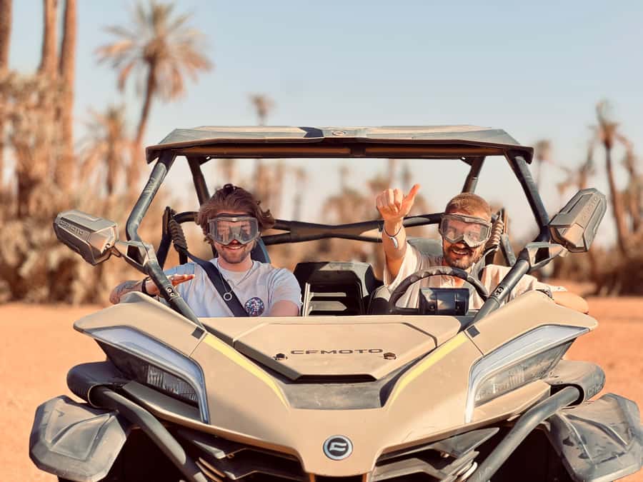 Buggy 1000 cc Adventure in Marrakech Desert - Palm Grove Break: Photos, Palms, and a Quick Reset