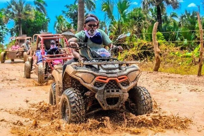 Buggy 4x4 & Horseback Combo Tour in Punta Cana : Cave & Culture - Cowboy Buggies, horses, and a blue cenote in one 3-hour block