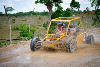 Buggy Extreme Tour to Macau Beach and River Cave in Punta Cana - Los Hoyos del Salado Cenote in a Taino Cave: Cool Water, Real Adventure