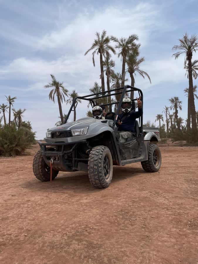 Buggy ride at the Palm Grove and Desert with swimming pool - Pickup, gear, and the safety talk that matters