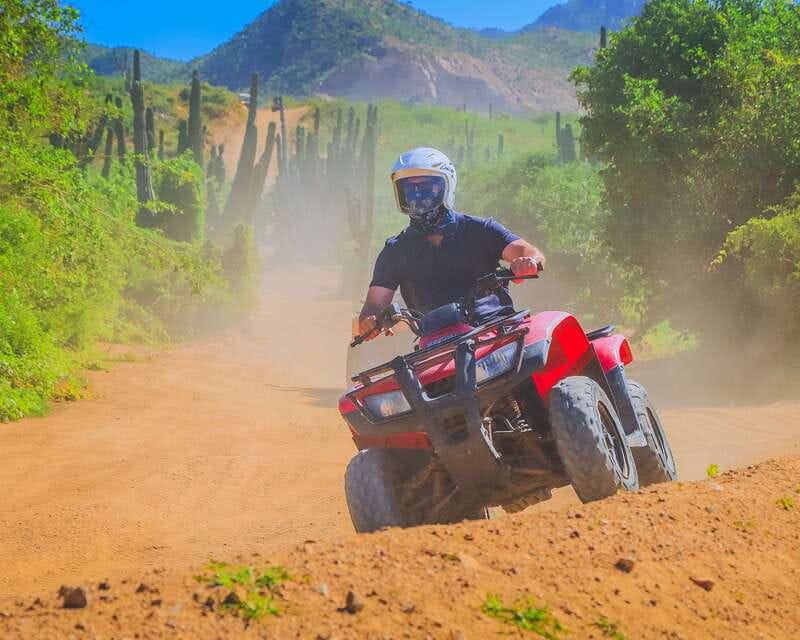 Cabo: Beach & Desert Single ATV Tour with Tequila Tasting - The ATV route: desert trails, beach-edge thrill, and photo stops