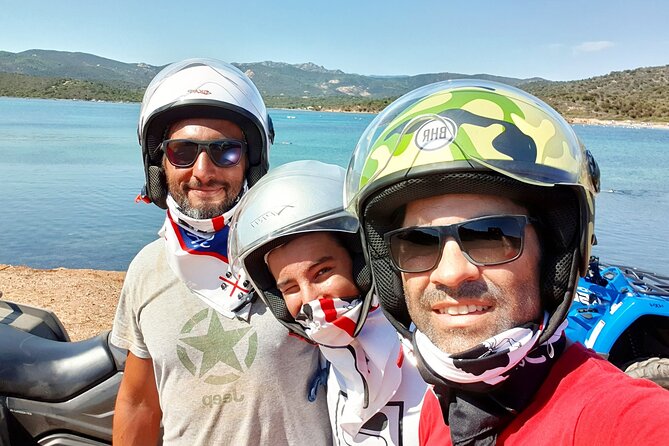 Cagliari: Quad Adventure Experience from Chia - Guides Who Keep You Confident: Junior, Valeria, Matteo