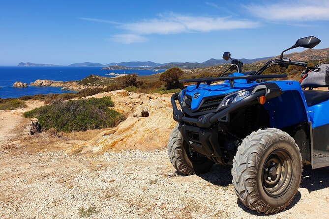 Cagliari: Quad Adventure Experience from Chia - 2 to 3 Hours of Dirt Paths and Mountain Views