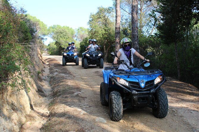 Cagliari Shore Excursion: Quad-ATV Adventure Experience - Spiaggia di Tuerredda photo point: short stop, big view payoff