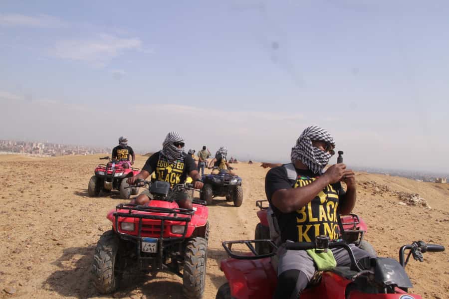 Cairo: Giza Pyramids Tour with Quad Bike Safari & Camel Ride - From Hotel Pickup to the Giza Plateau: how this tour stays efficient