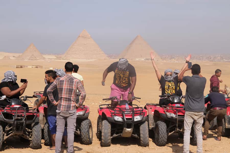 Cairo: Giza Pyramids Tour with Quad Bike Safari & Camel Ride - Skip-the-line entry and the private-group feel