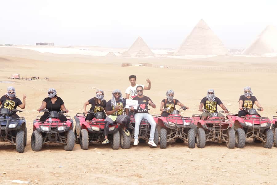 Cairo: Giza Pyramids Tour with Quad Bike Safari & Camel Ride - Camel ride: pyramids views at a slower tempo