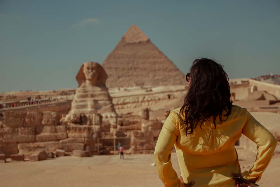 Cairo: Giza Pyramids Tour with Quad Bike Safari & Camel Ride - The Great Pyramids and Sphinx: what the guide makes you notice