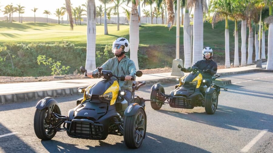 Can-am Ryker moto / buggy / quad Tour: Coast (Maspalomas) - Playa del Cura Break Time: Photos and a Short Reset