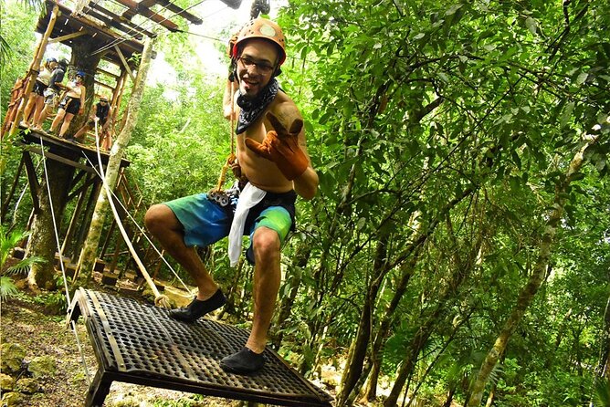 Cancun Combo Tour: ATV and Zip- lines with Cenote Swim - Cenote Lukama Swim: Bright Green Water and Cavern Floating