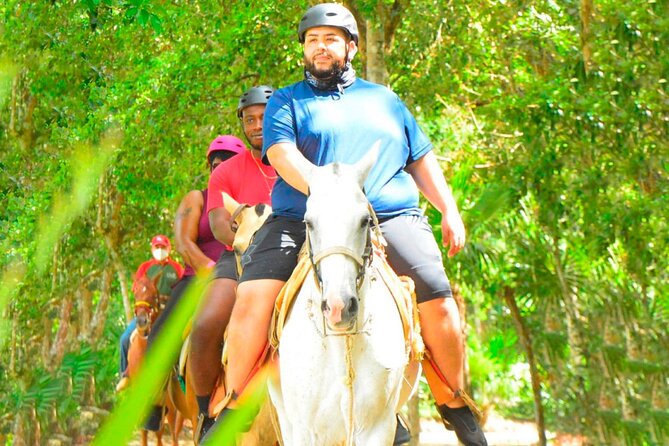 Cancun Horseback Riding, ATV, Ziplines, Cenote, Lunch and Drinks - Zipline circuit with suspension bridge and spider web