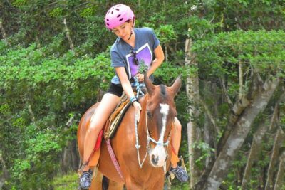 Cancun Horseback Riding, ATV, Ziplines, Cenote, Lunch and Drinks - Horseback riding in the Mayan jungle: calm nerves, real trails