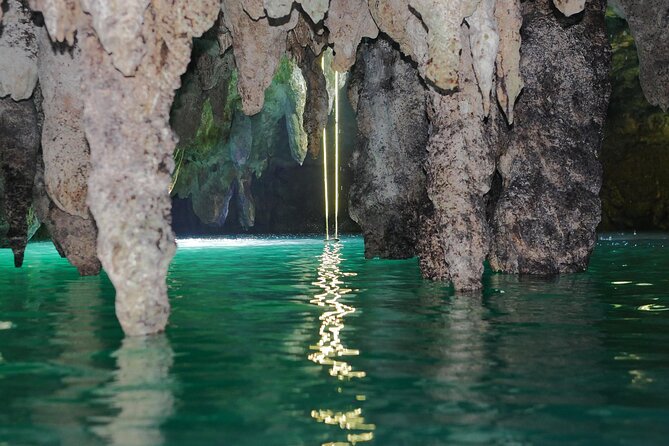 Cancun Mayan Pass: ATV, Cenote, Zipline, Transportation & Horses - The Cenote in a Massive Limestone Cave System