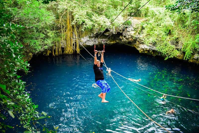 Cancun & Riviera Maya: ATV, Zipline, & Cenote Combo Tour - Zipline circuit of 3: the trees are close, so watch your balance