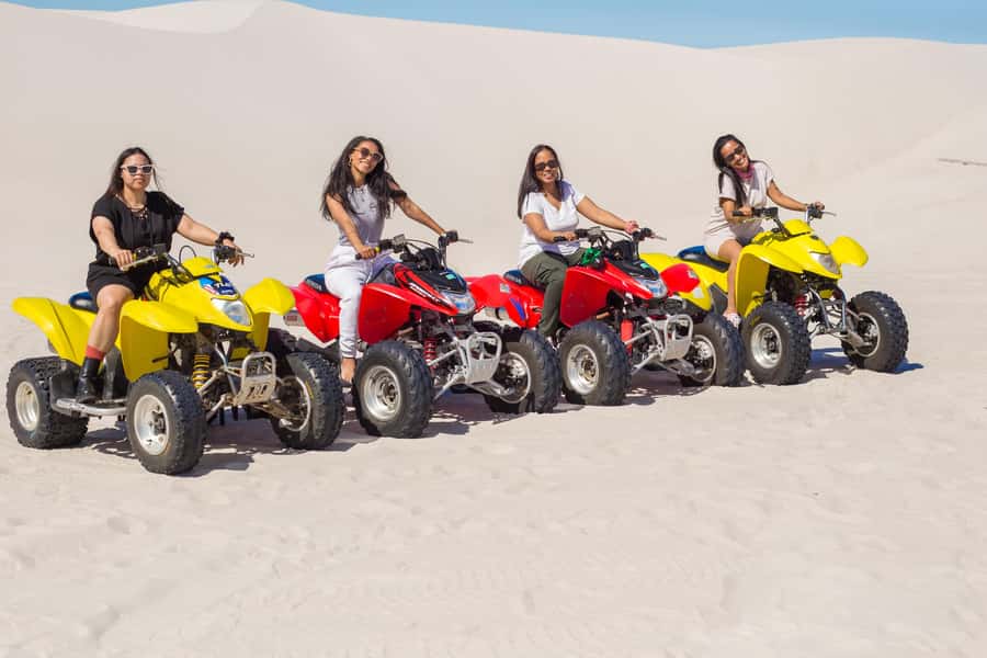Cape Town: Atlantis Dunes Quad Bike & Free Sandboarding Tour - Sandboarding on the powdery white slopes: the fun and the effort