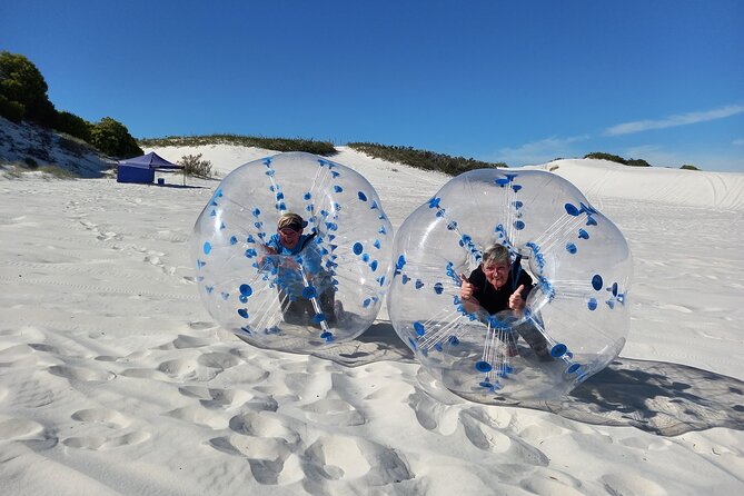 Cape Town Quad Bike and Free Sandboarding - About the bumper ball: what the description says versus what’s included