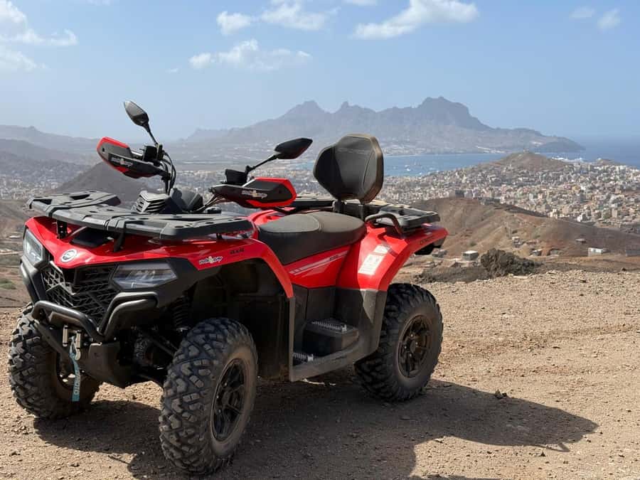 Cape Verde: São Vicente Island 4x4 Quad Tour - Baía das Gatas: Swim Time in Warm, Clear Water