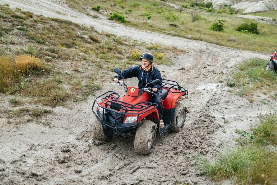 Cappadocia: Sunset or Daytime ATV Adventure Tour - White Valley and hidden trails: softer colors, more calm, still adventurous