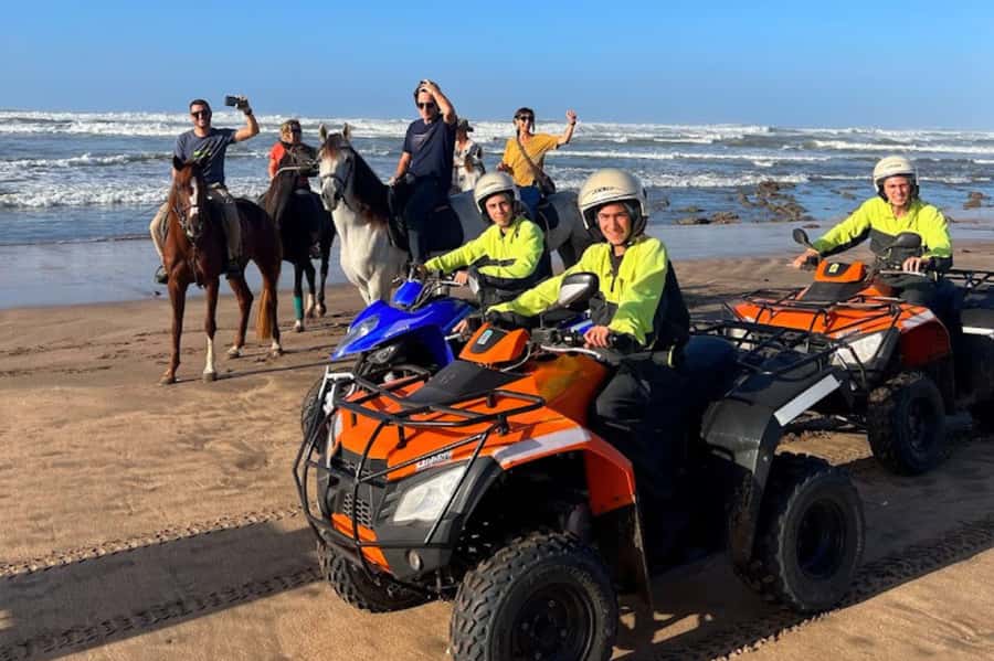 Casablanca: Quad Fun Beachside with Hotel Transfers - The 90-minute ride: sandy paths and coastal trails