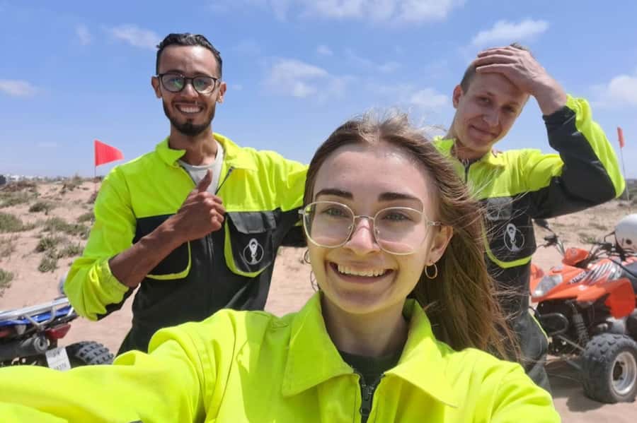 Casablanca: Quad Fun Beachside with Hotel Transfers - The shoreline views and photo reality