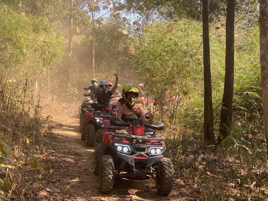 Chiang Mai: ATV, White Water Raft, & Sticky Waterfall Tour - ATV Quads on 200cc: What You Need to Feel Confident