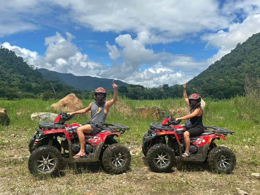 Chiang Mai ATV & White Water Rafting & Trekking to Waterfall - The waterfall trek: jungle walking with real footing