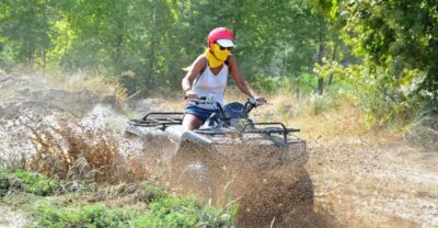 City of Side: Guided Quad Bike Riding Experience - Getting on a Quad: Training, Test Drive, and What the Guide Controls