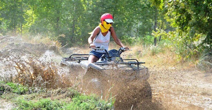 City of Side: Guided Quad Bike Riding Experience - Getting on a Quad: Training, Test Drive, and What the Guide Controls