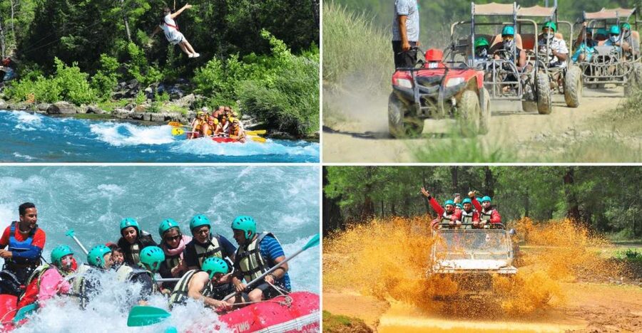 City of Side: Rafting, Zipline, Jeep, Buggy and Quad Combo - Quick hit: what makes this combo tour work