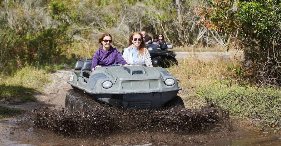 Clermont: Revolution Off Road Mucky Duck ATV Experience - The 8-Wheel Amphibious ATV: What It Feels Like to Control It