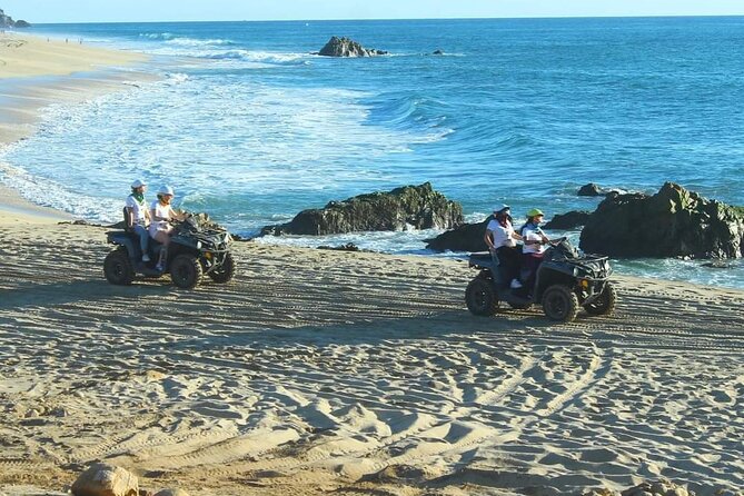 Combo Horseback Beach Ride & ATV Adventure. Tequila Tasting - Transfers and timing in Cabo: why hotel pickup feels worth it